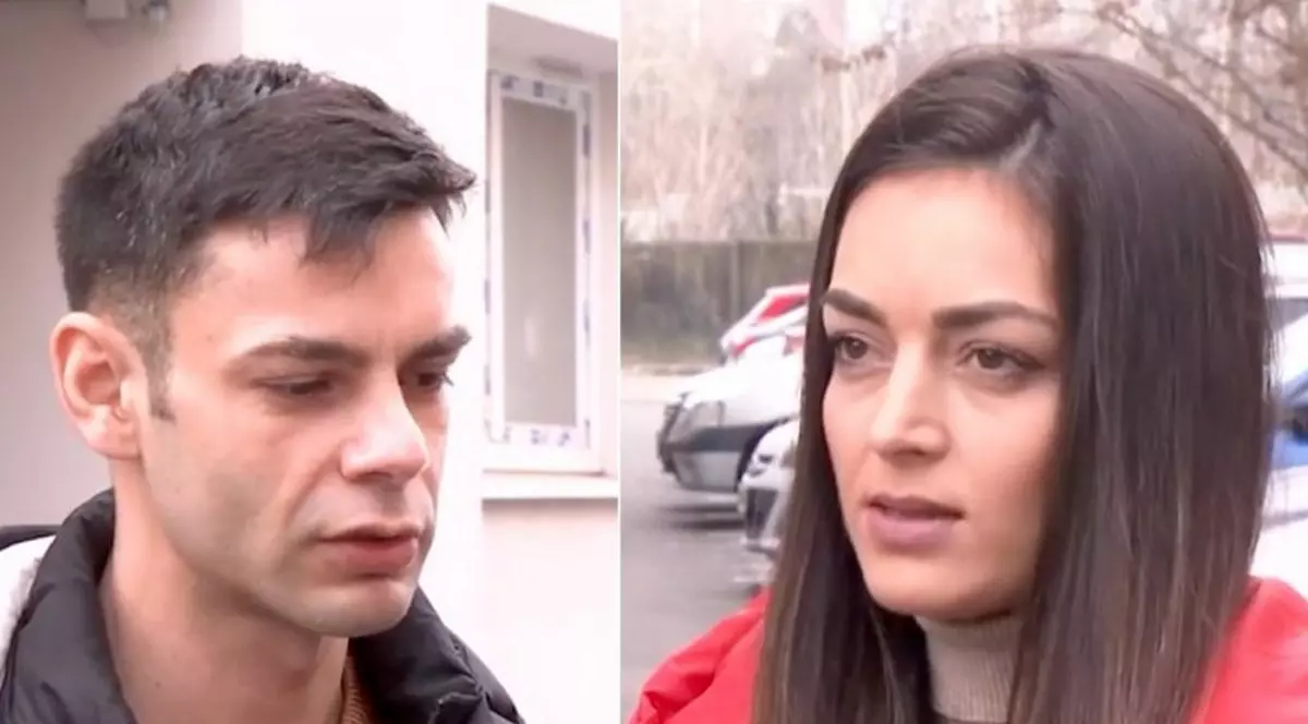 Parintii fetitei. Foto: Antena 3