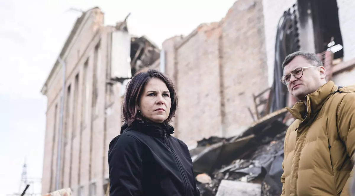 Ministrul de externe al Germaniei a vizitat Harkovul, orașul ucrainean aflat chiar la granița cu Rusia