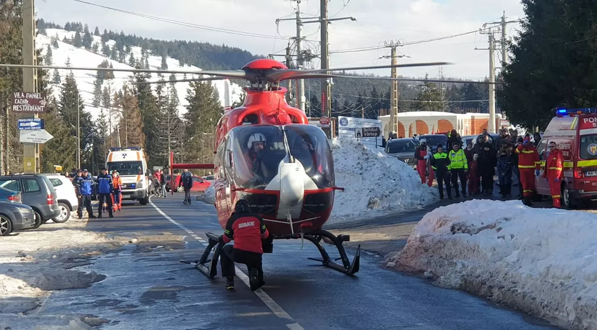 Tânără transportată cu elicopterul SMURD la spital, în urma unui accident cu un ATV