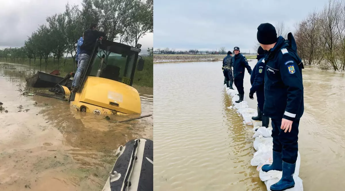 Risc de viituri pe râuri din mai multe județe. Hidrologii au prelungit codul portocaliu