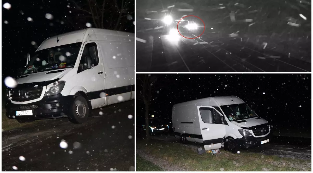 Doi șoferi români care veneau din Marea Britanie au fost jefuiți de mii de euro, în Cehia. Tâlharii le-au luat și duba, jaful a fost filmat