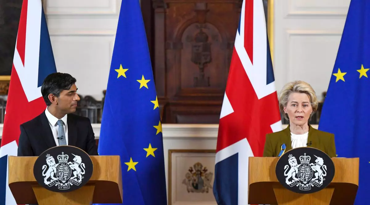 Londra și UE anunță un acord mult întârziat pe tema controalelor post-Brexit la granița Irlandei de Nord