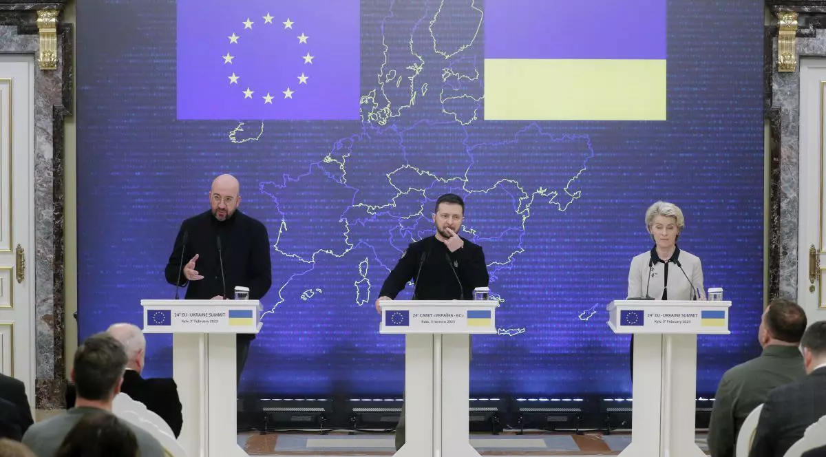 Întâlnire istorică la Kiev. În fața liderilor UE, Zelenski a vorbit despre reformele pentru aderarea la UE, „un obiectiv major copleșitor”
