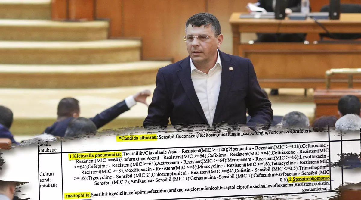 Familia unui deputat de 49 de ani decedat de COVID în 2020 cere 1.000.000 euro daune Spitalului Militar, unde s-a infectat cu 4 bacterii nosocomiale