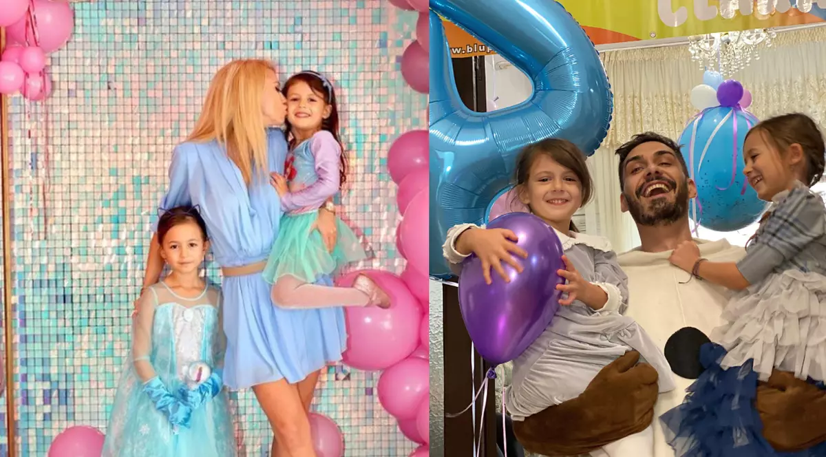 Andreea Bălan și George Burcea au serbat-o separat pe fiica lor cea mică. Clara a avut două petreceri fastuoase