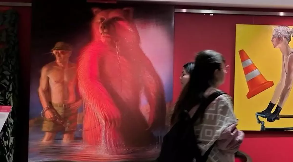 Un rus a reclamat la poliție un tablou expus la Muzeul Erarta din Sankt Petersburg: „Discreditează președintele și operațiunea specială”