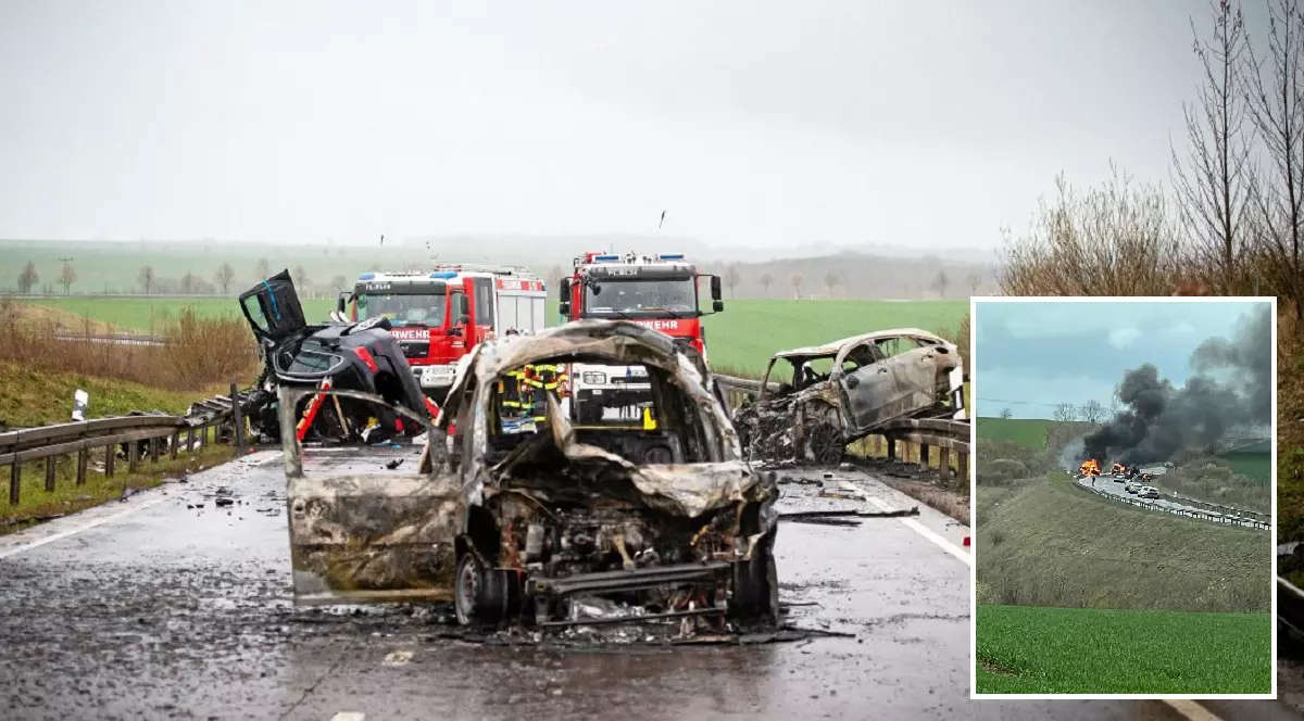 Fiica de 19 ani a unei polițiste care era de serviciu e una dintre cele cinci victime arse într-un Mercedes lovit de un BMW, în Germania