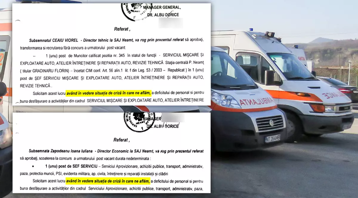 DOCUMENTE. Cum și-au inventat și rezervat posturi fixe de șef doi directori interimari dintr-o instituție de stat: „Având în vedere situaţia de criză în care ne aflăm”