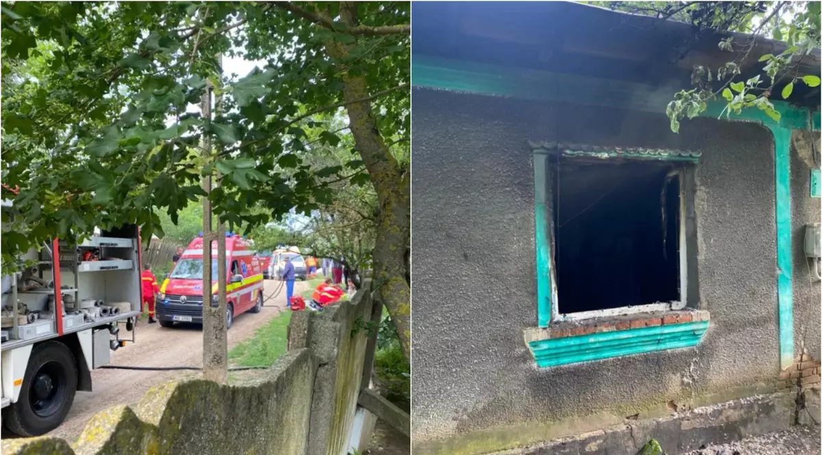 O mamă şi fetița ei de 3 ani au murit într-un incendiu provocat de un scurtcircuit, într-o localitate din Teleorman