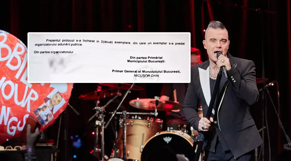 DOCUMENTE. Organizatorii știau de mai bine de o săptămână că se amână concertul lui Robbie Williams, iar primăria lui Nicușor Dan aprobase deja un alt eveniment în Piața Constituției. AVEM DOVADA