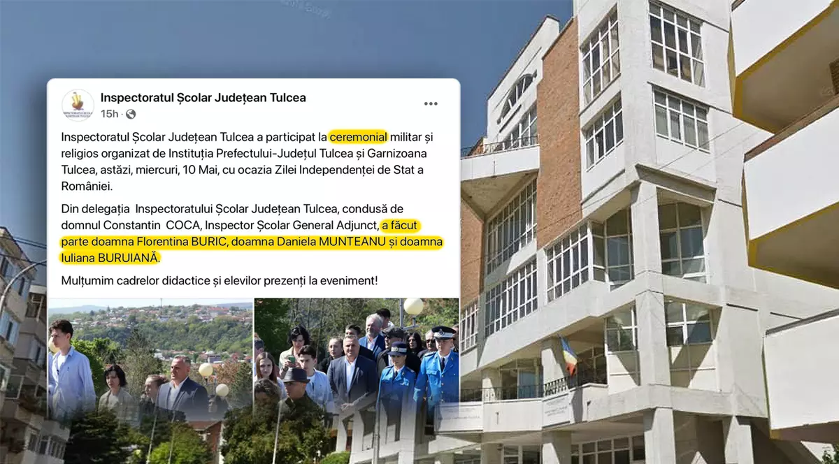 Doamnele „a făcut”. De Ziua Independenței, Inspectoratul Școlar Județean Tulcea a dat un comunicat cu greșeli de gramatică