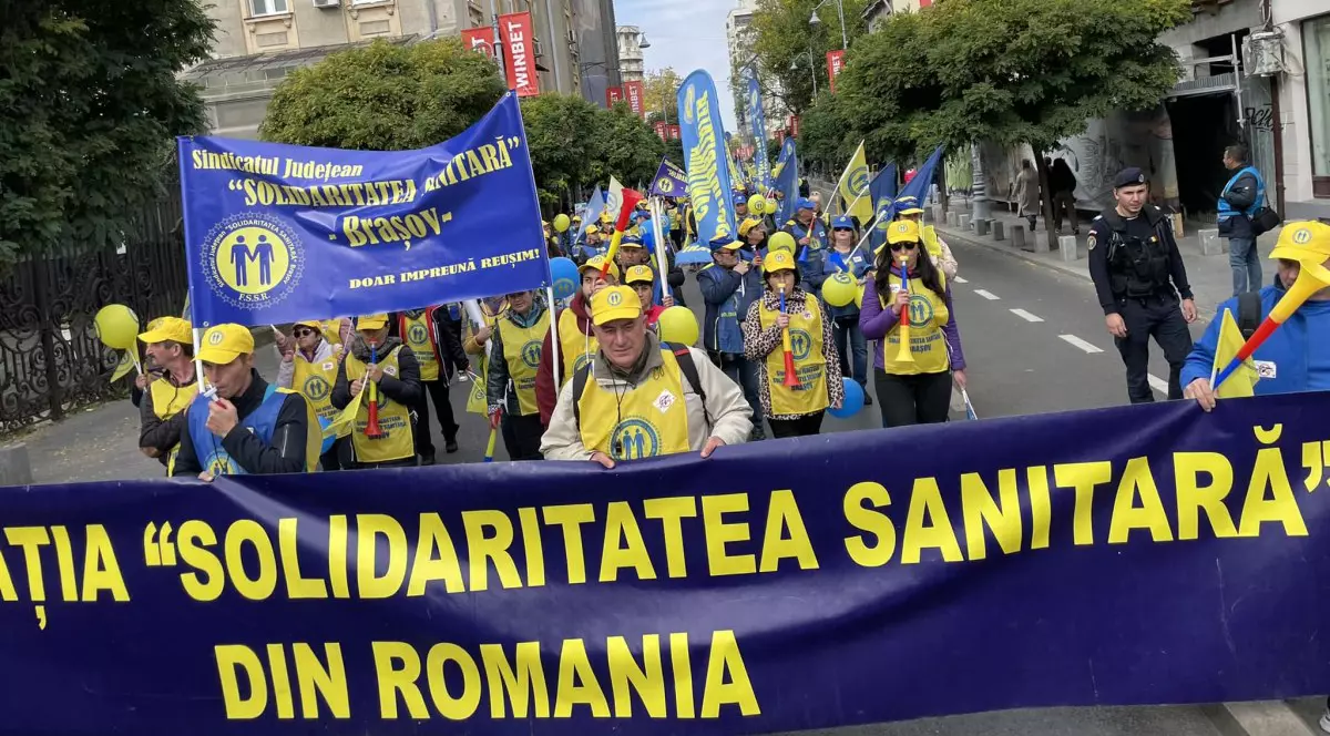 Foto: Facebook Federația “Solidaritatea Sanitară” din România