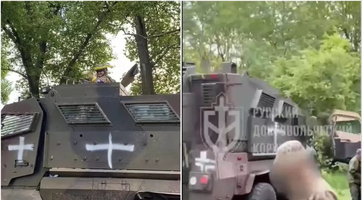 Milițiile care au atacat Belgorodul rusesc spun că au folosit vehicule de luptă americane. Unele imagini de la fața locului susțin afirmația