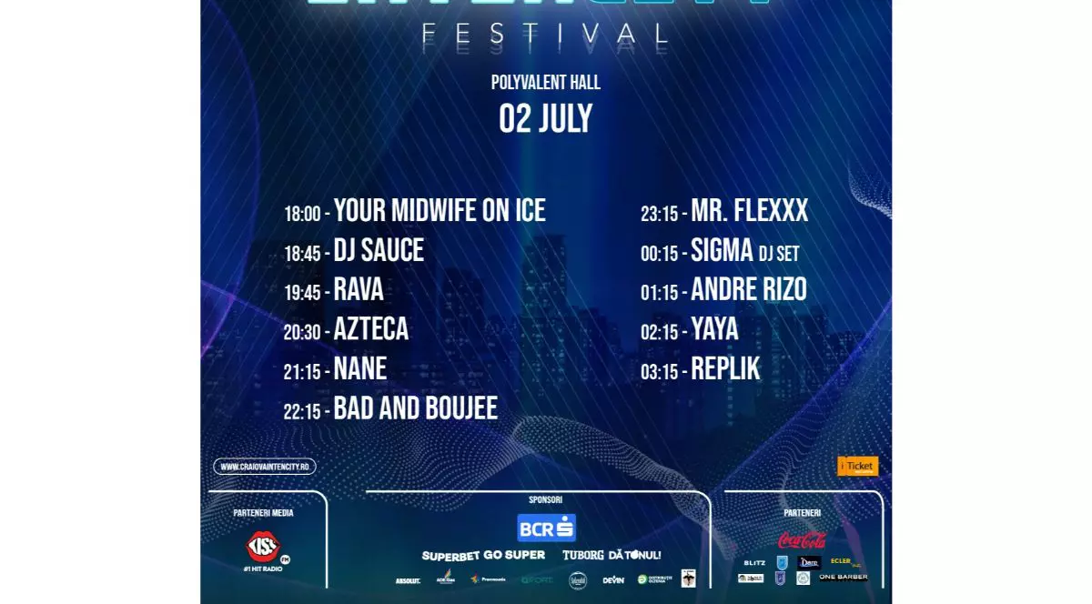 Festivalul IntenCity: a treia seară la Sala Polivalentă