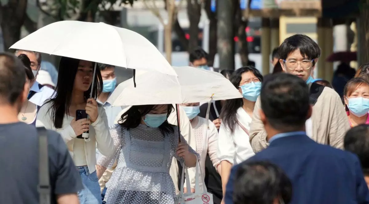 Val de caniculă în Beijing, unde a fost înregistrată cea mai călduroasă zi de iunie din ultimii 60 de ani