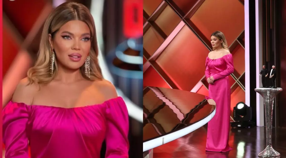 Gina Pistol, ultima apariție la „Chefi la cuțite” în calitate de prezentatoare. Cât costă rochia roz purtată de vedetă