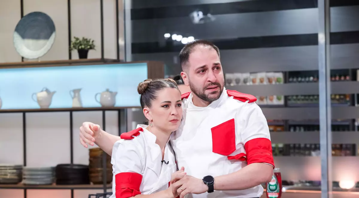 Stelian Nistor și Adriana Stănescu au fost eliminați de la „Chefi la cuțite” miercuri, 7 iunie. „Am plecat cu capul sus”