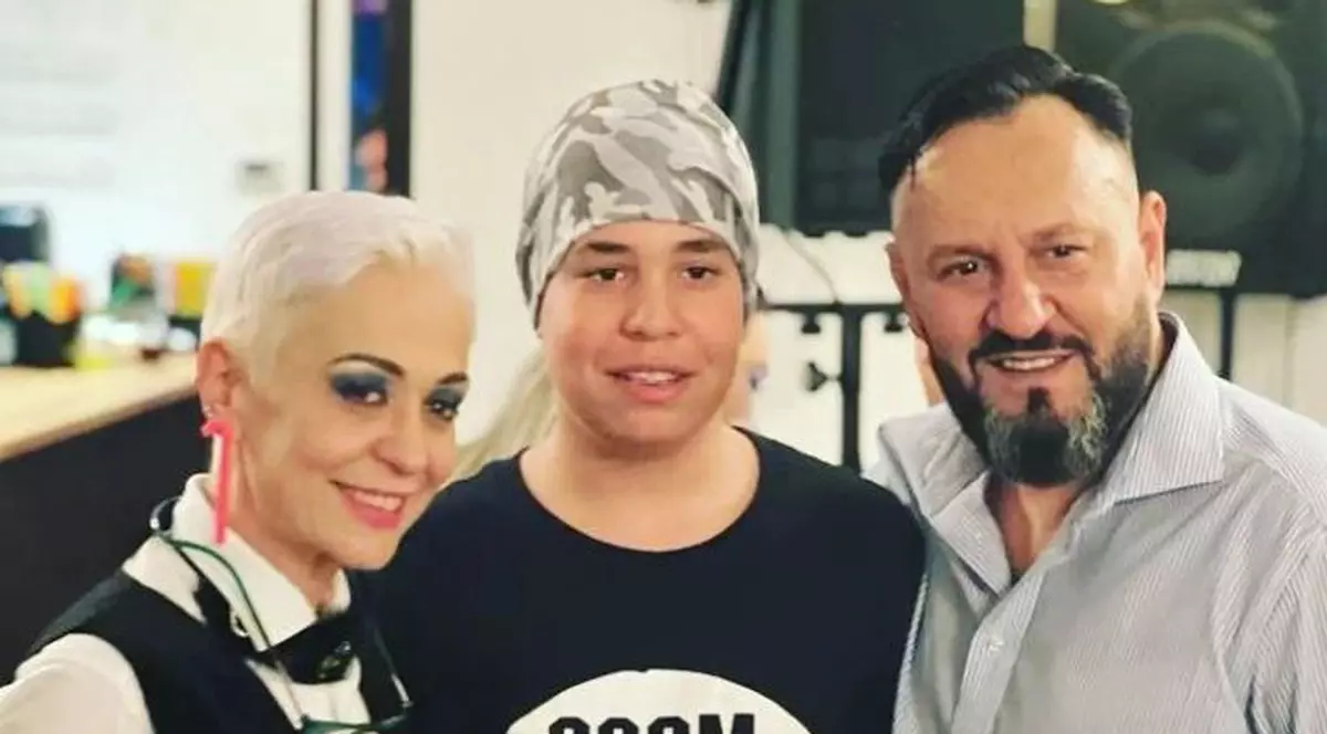 Monica Anghel și familia
