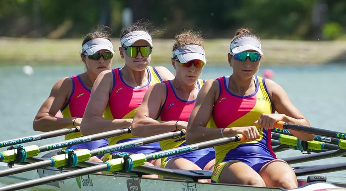 Aur pentru tricolore în proba de 4 vâsle, la Mondialele de canotaj Under 23. România are două titluri supreme
