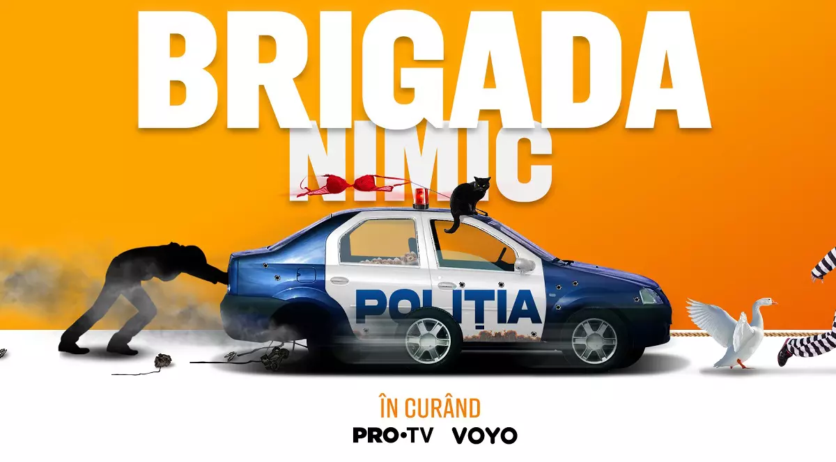 „Brigada Nimic”, noul serial de comedie de la Pro TV. Din distribuție fac parte actorii Iulian Postelnicu, Alexandru Papadopol, Nicu Banea