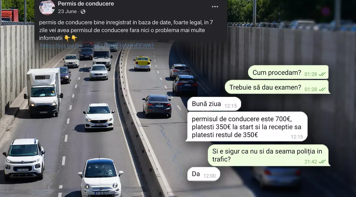 INVESTIGAȚIE. Permise de conducere false, vândute pe Facebook cu câteva sute de euro: „Serviciul nostru este legal”. Poliția spune că nu are ce face