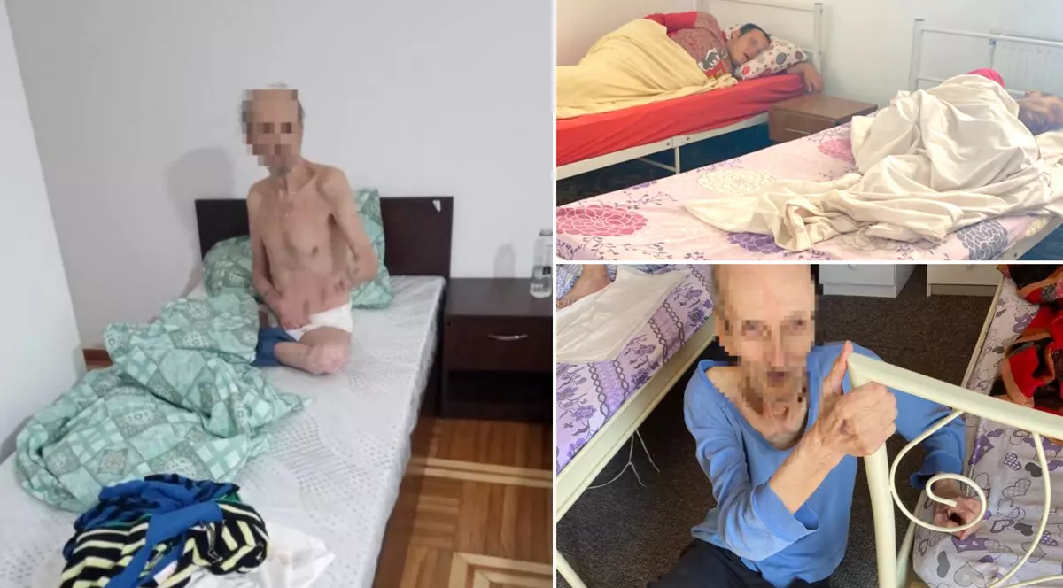 Mărturiile medicilor despre bătrânii din azilele din Voluntari: „Au fost depistate în două cazuri obiecte străine în stomac. Nasturi și mărgele. Probabil că de foame și-au mâncat hainele”