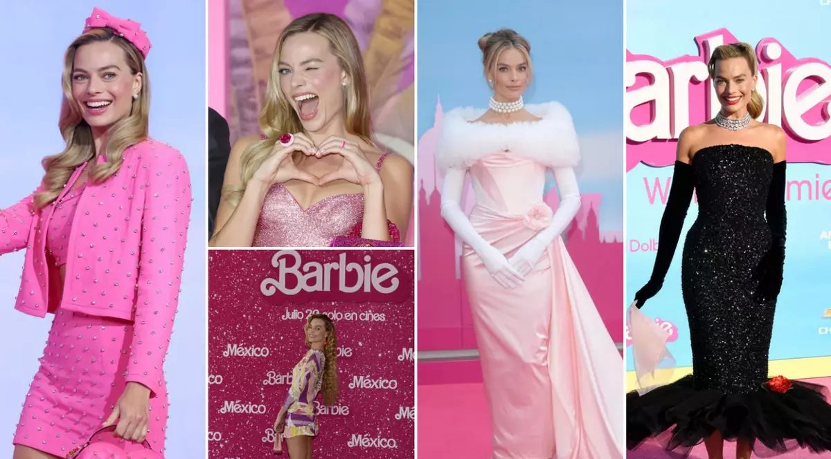 Margot Robbie, „Barbie de pe covorul roz”. Șase momente în care a recreat ținutele celei mai cunoscute păpuși - VIDEO