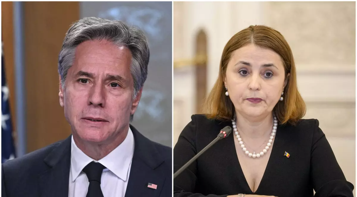 Antony Blinken și ministrul român de externe, Luminița Odobescu, condamnă, într-o discuție telefonică, atacul Rusiei asupra portului Reni
