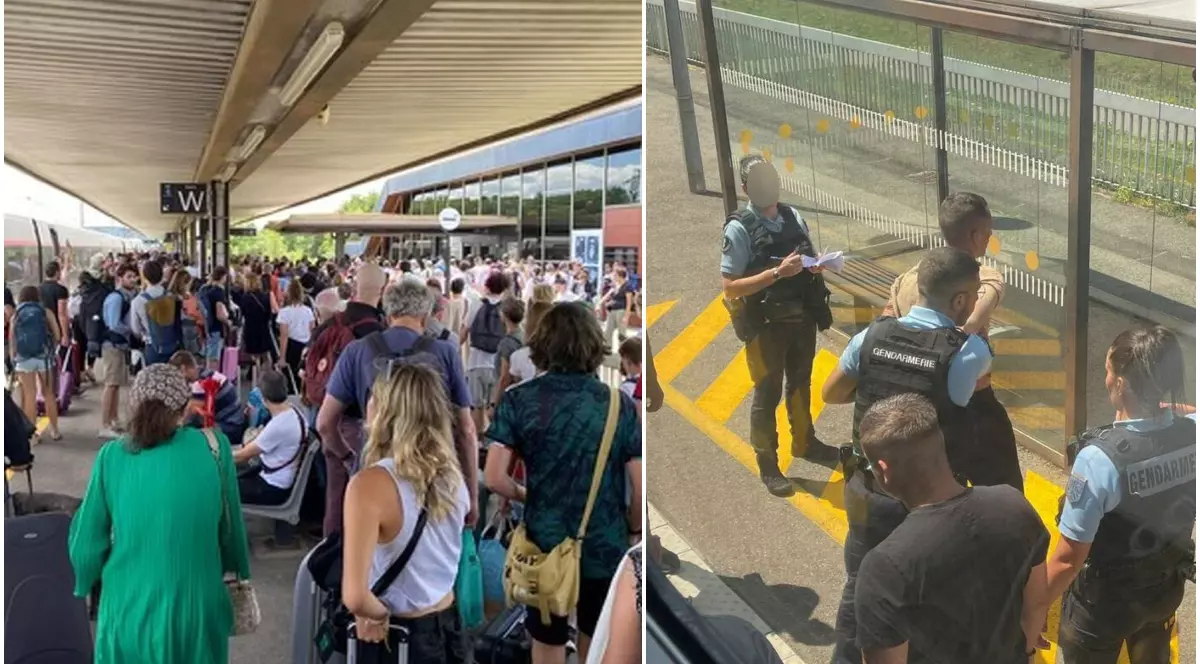 800 de oameni, evacuați dintr-un tren de mare viteză, după ce un român a dezarmat un polițist civil și a tras cu pistolul acestuia