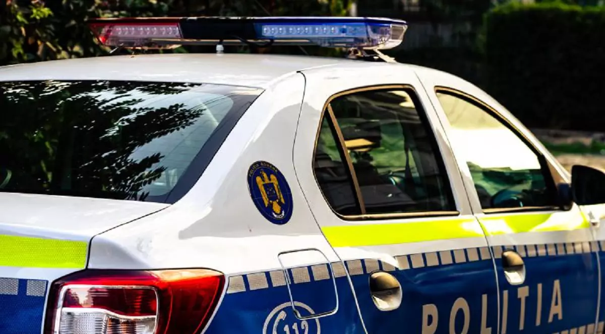 Mașină de poliție. Imagine cu caracter ilustrativ. Foto: Poliția Română
