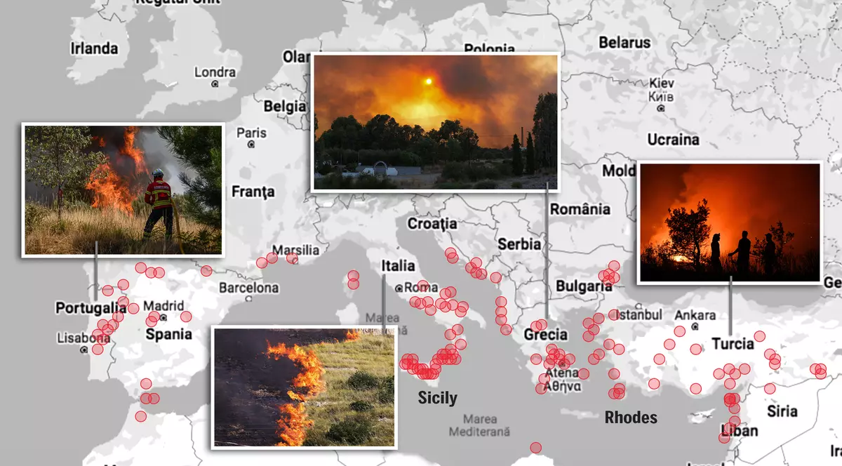 Zile de foc în Europa, unde mai multe țări au de înfruntat „una dintre cele mai complicate perioade”. „Suntem în criza climatică”