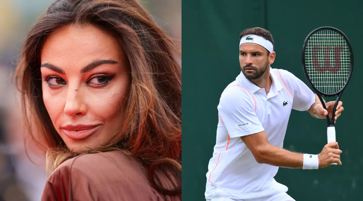 Sărut pasional între Mădălina Ghenea și Grigor Dimitrov, în public. Românca și-a consolat iubitul, care a pierdut un meci important