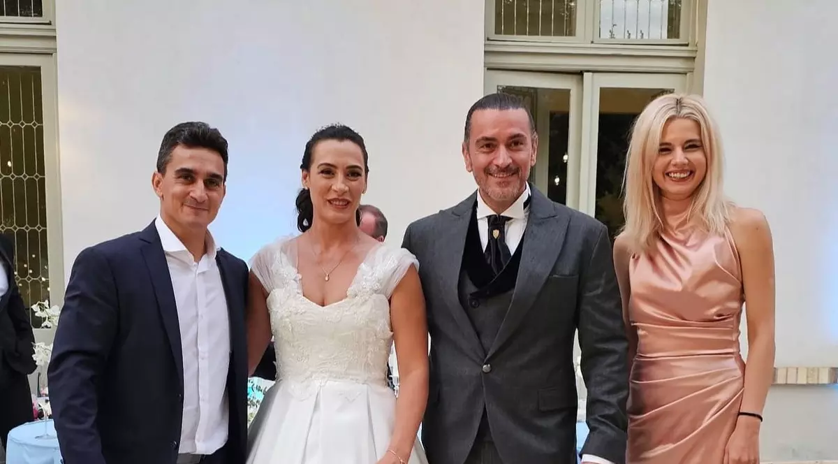 Cum a apărut Marian Drăgulescu la nunta Cătălinei Ponor. A fost însoțit de iubita Simona Carmen, care a atras atenția cu rochia aleasă