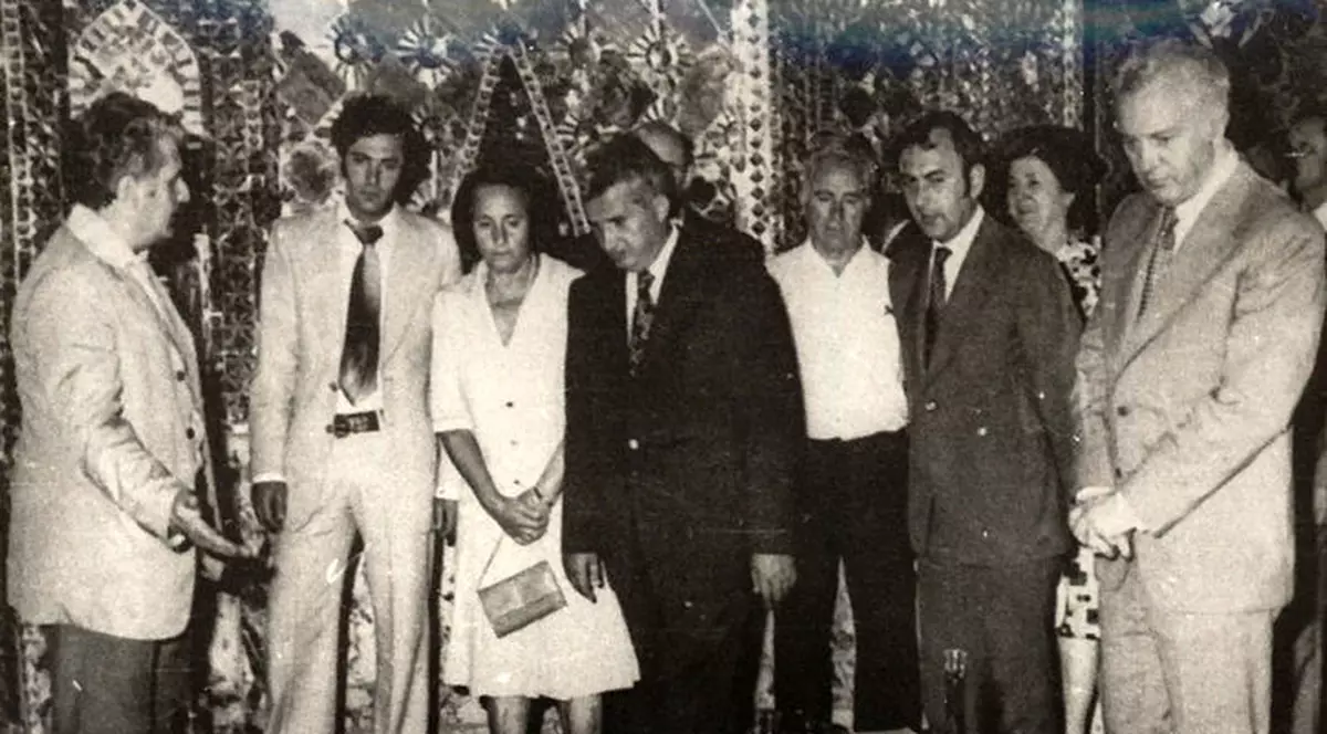 Nicolae și Elena Ceaușescu în Tbilisi, Georgia, 1976 Sursa Fototeca online a comunismului românesc