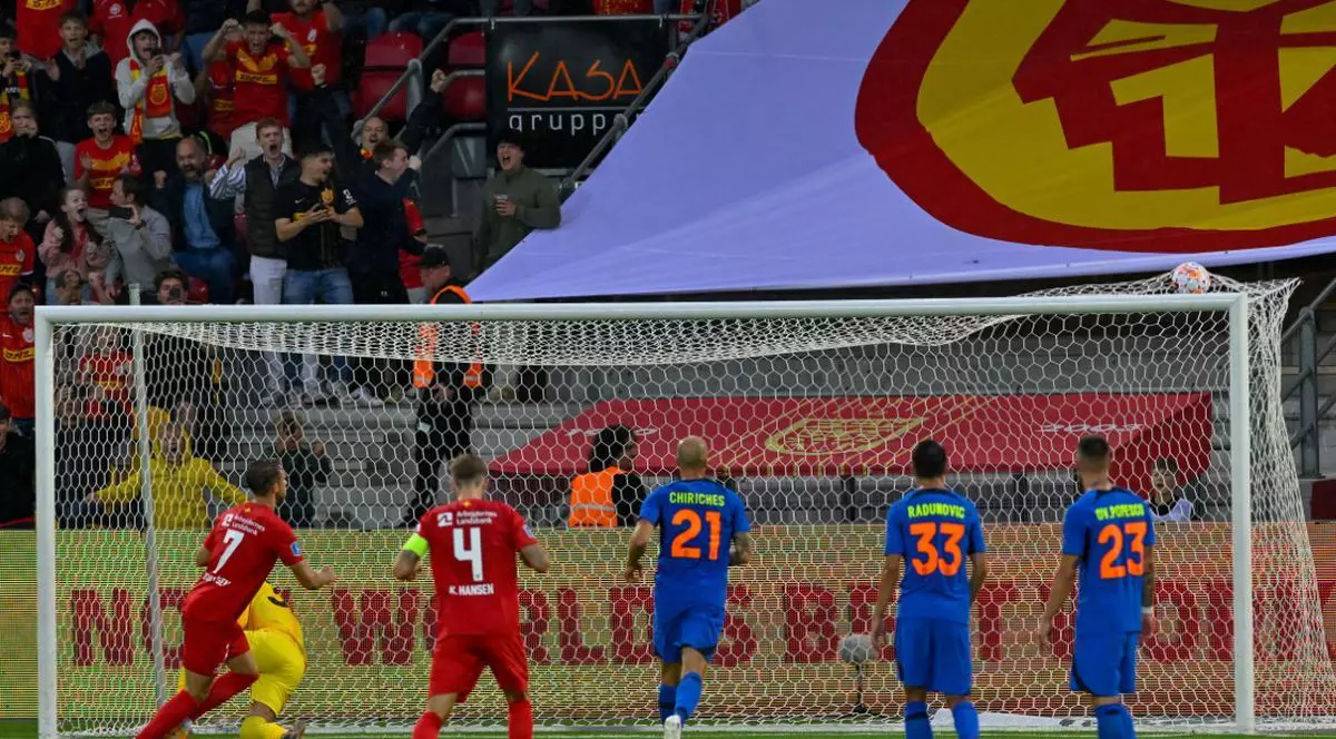 FCSB, eliminată din Europa Conference League de danezii de la FC Nordsjaelland