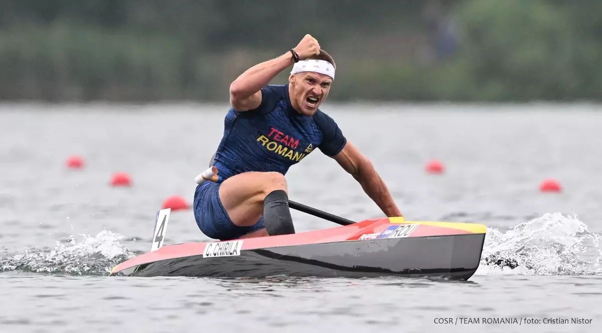 După aurul la 500 de metri, canoistul Cătălin Chirilă câștigă încă o medalie pentru România, la Mondialele din Germania