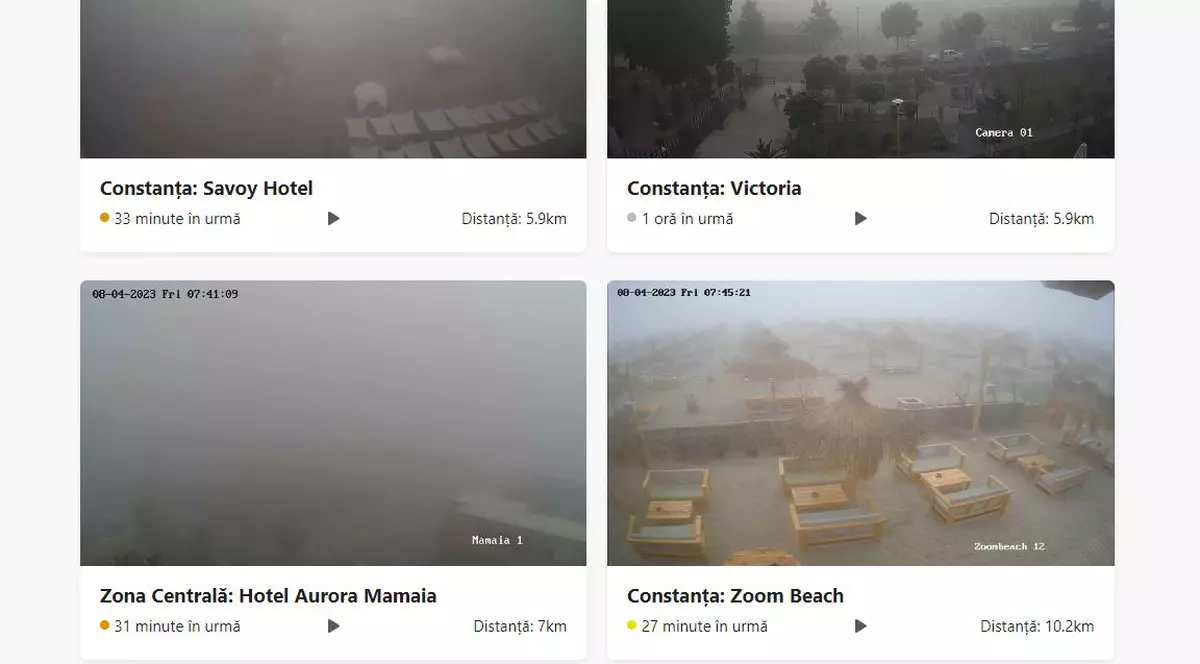 Fenomen meteo rar pe litoral: ceață densă vineri dimineață, meteorologii au emis și o avertizare