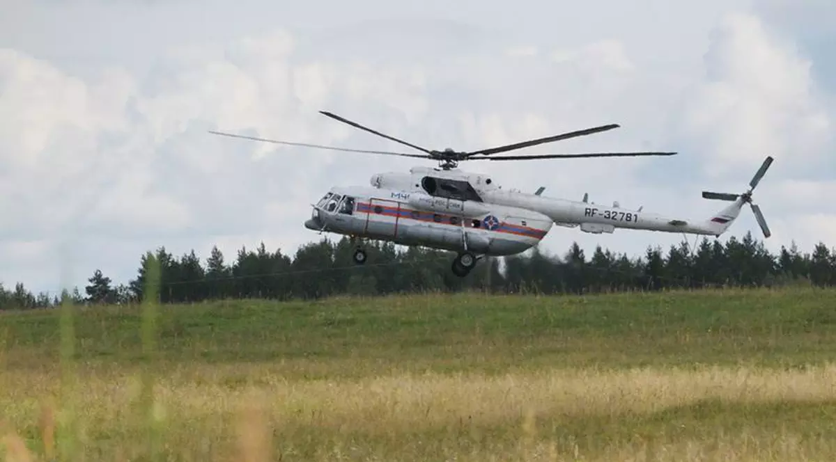 Un elicopter al Serviciului federal rus de securitate s-a prăbușit în timpul unui zbor de antrenament