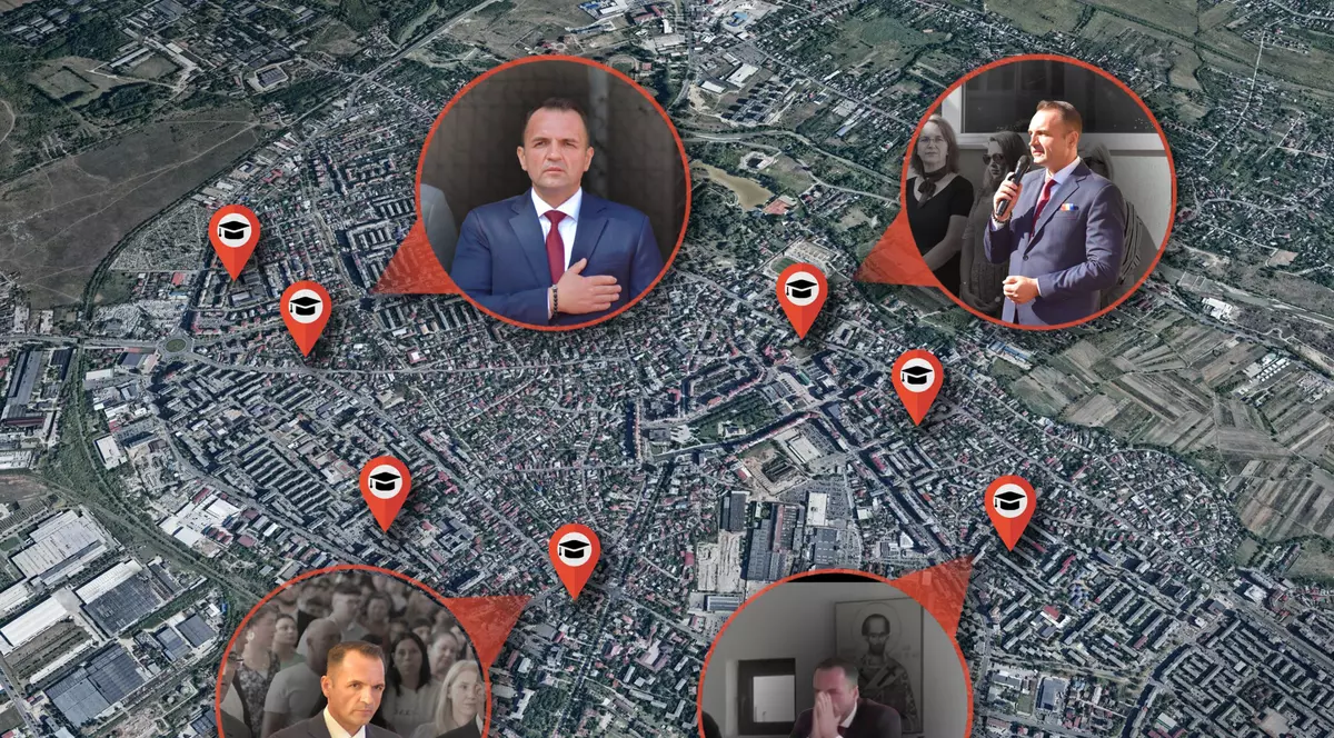 Turneul unui edil PSD dintr-un mare oraș în prima zi de școală. Câte unități a bifat între 9.30 și 18.00. Cum explică directorii că au făcut festivitățile la orele 17.00 și 18.00