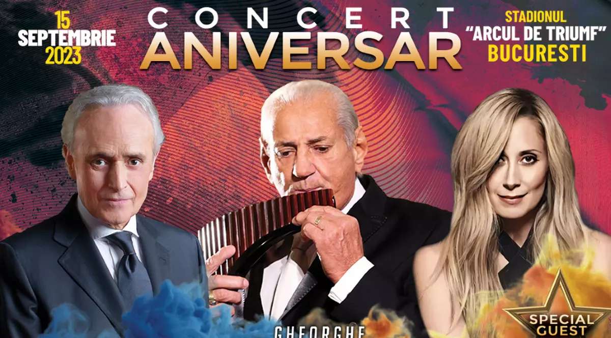 Concer aniversar Gheorghe Zamfir. Mai sunt disponibile 500 de bilete