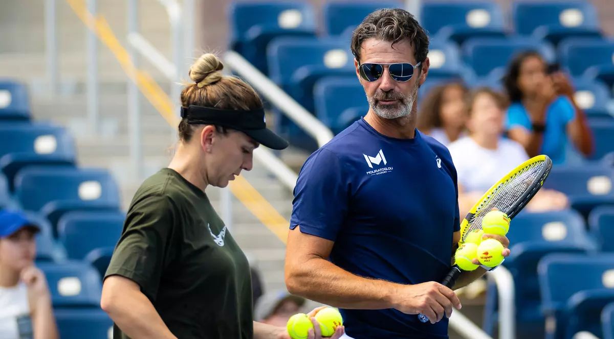 Simona Halep și Patrick Mouratoglou, în august 2022 Foto: Hepta