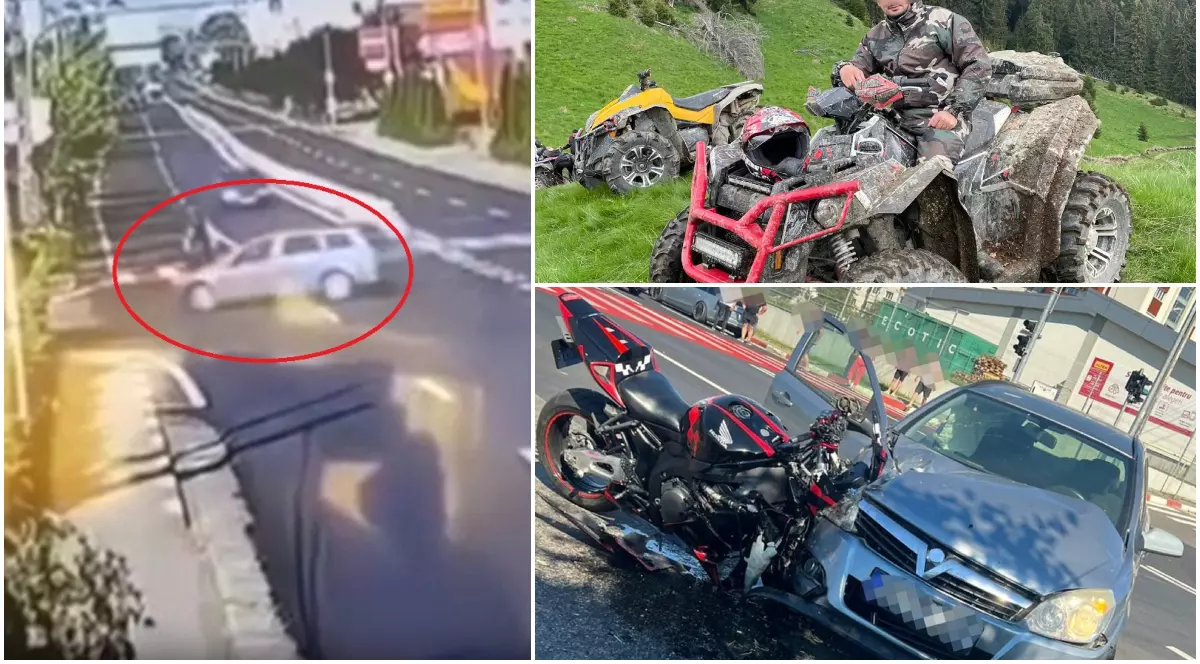 Motociclistul argeșean care a scăpat cu viață după ce a zburat peste o mașină, în urmă cu un an, a murit acum după un accident cu ATV-ul