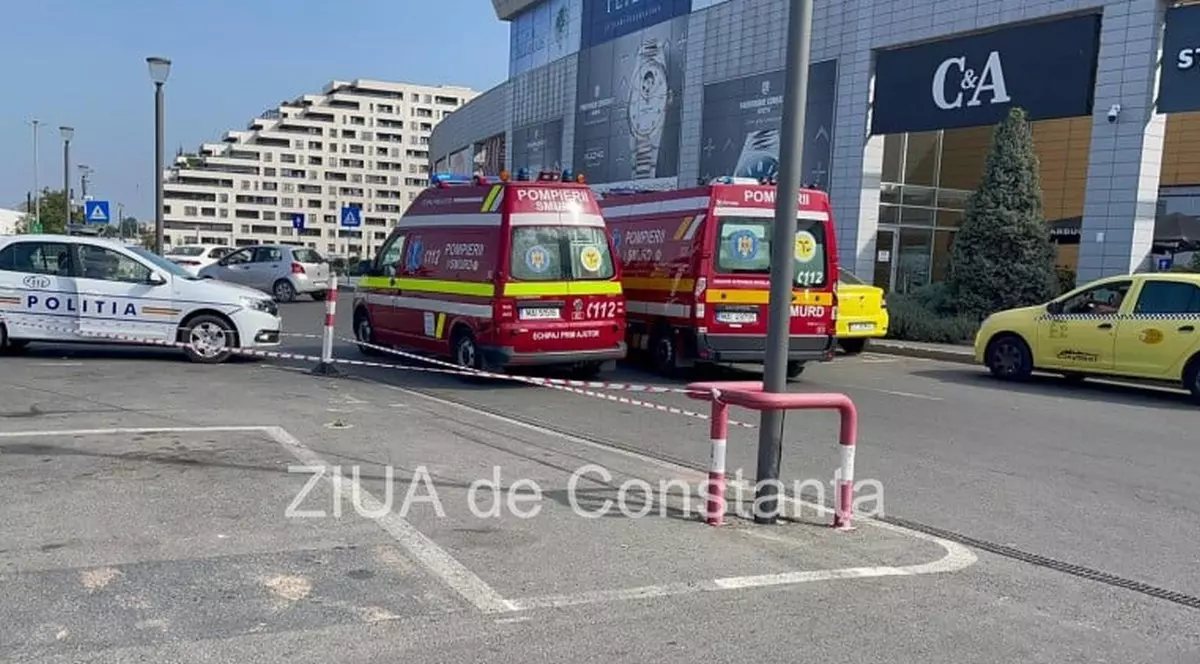 Bărbatul care a înjunghiat o femeie în parcarea unui mall din Constanța, reţinut pentru 24 de ore