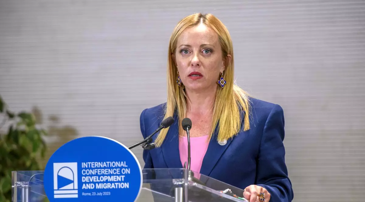 Premierul Italiei, Giorgia Meloni. Foto: Hepta