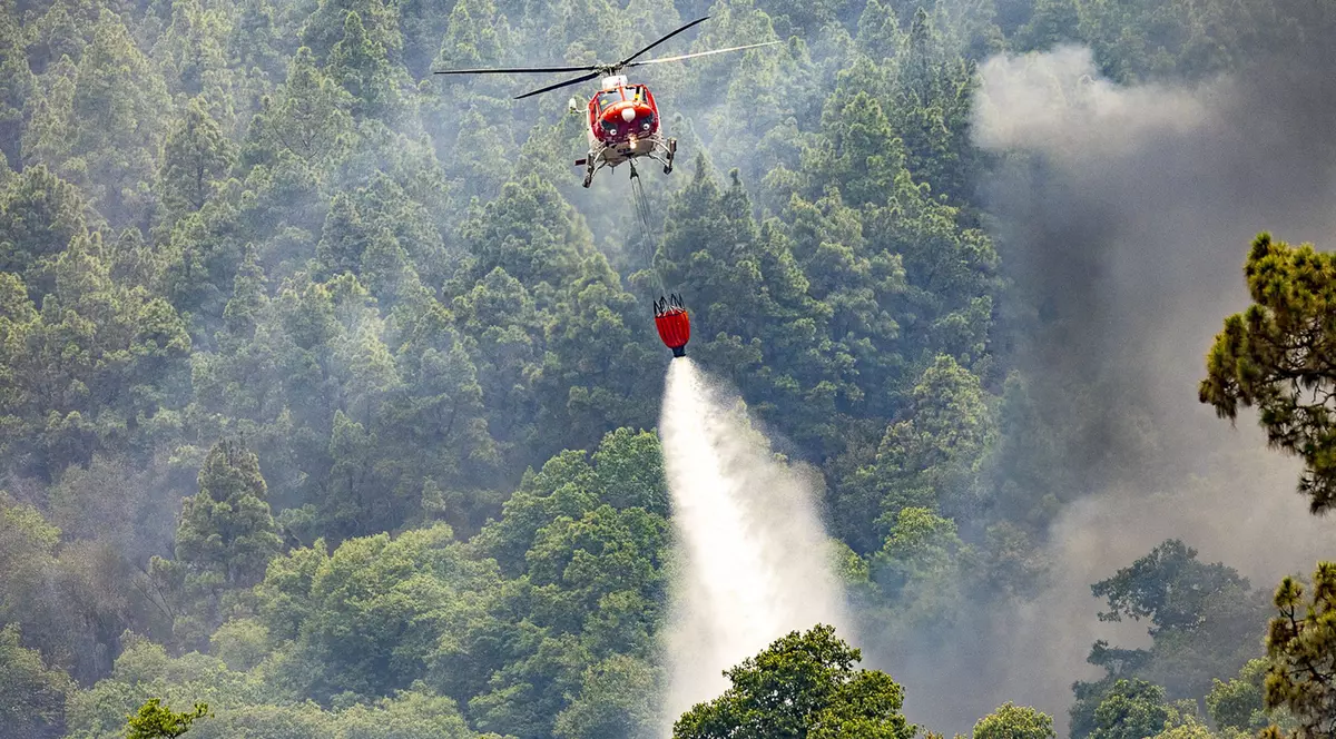 Incendiu de amploare în Tenerife. Mii de persoane, evacuate din calea flăcărilor