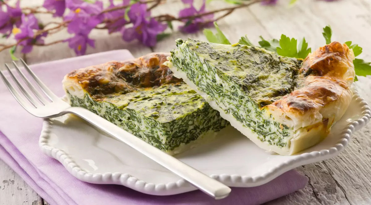 Quiche cu spanac și ricotta