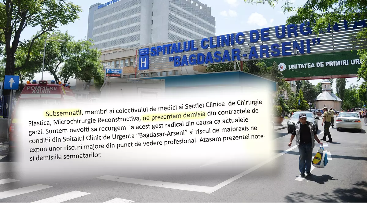 EXCLUSIV. Șapte medici de la Spitalul Bagdasar-Arseni și-au dat demisia din contractele de gărzi: „Condițiile ne expun unor riscuri majore din punct de vedere profesional”