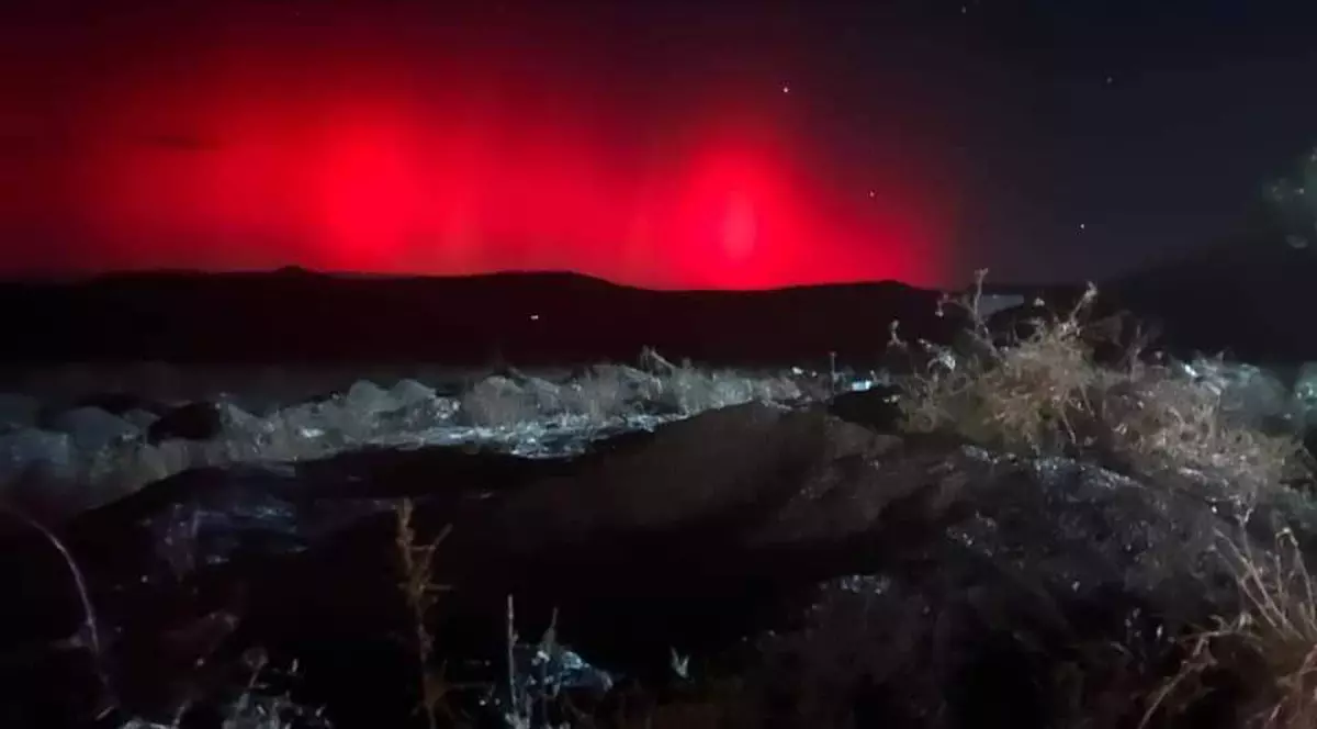 FOTO Aurora boreală, vizibilă din România. Unde a putut fi observat fenomenul rar