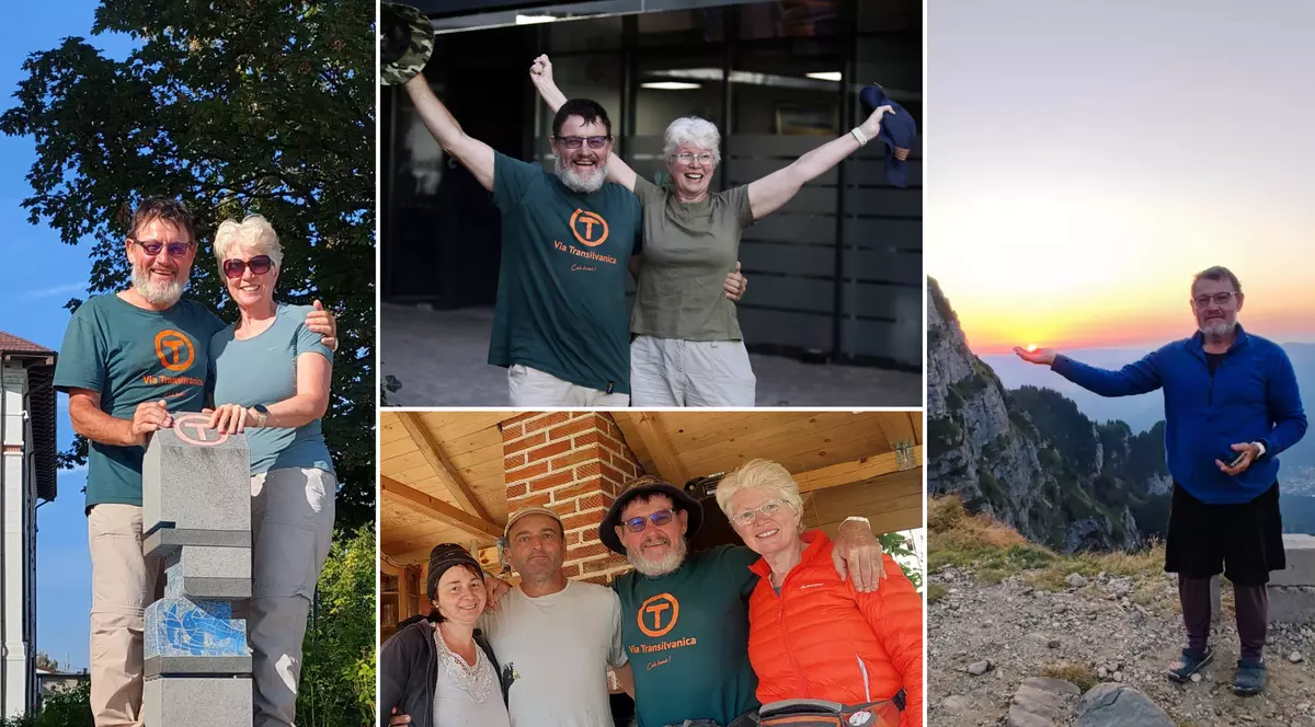 ROMÂNIA EXPRES. După ce și-au vândut casa din Australia, doi soți au mers 1.200 km pe jos și au descoperit bunătatea bătrânilor noștri: „Cu nimicul pe care îl aveau, au sărit să ajute”