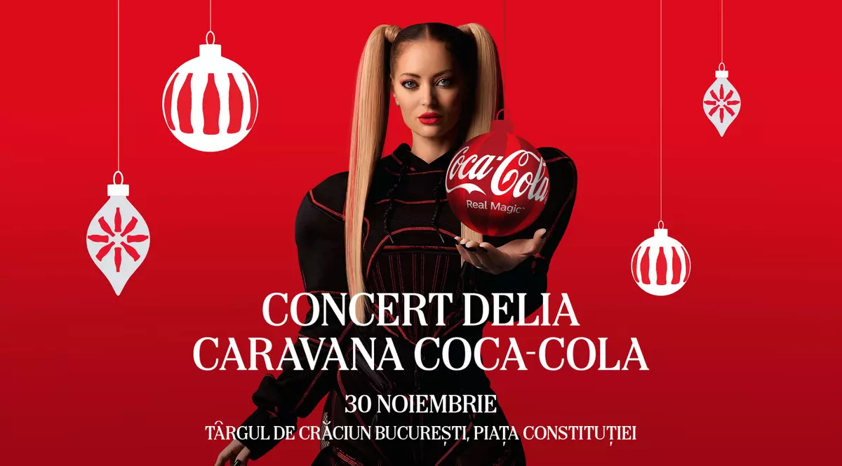 Vin sărbătorile, vin... Întâlnește-te cu celebra Caravană Coca-Cola și bucură-te de experiențe spectaculoase